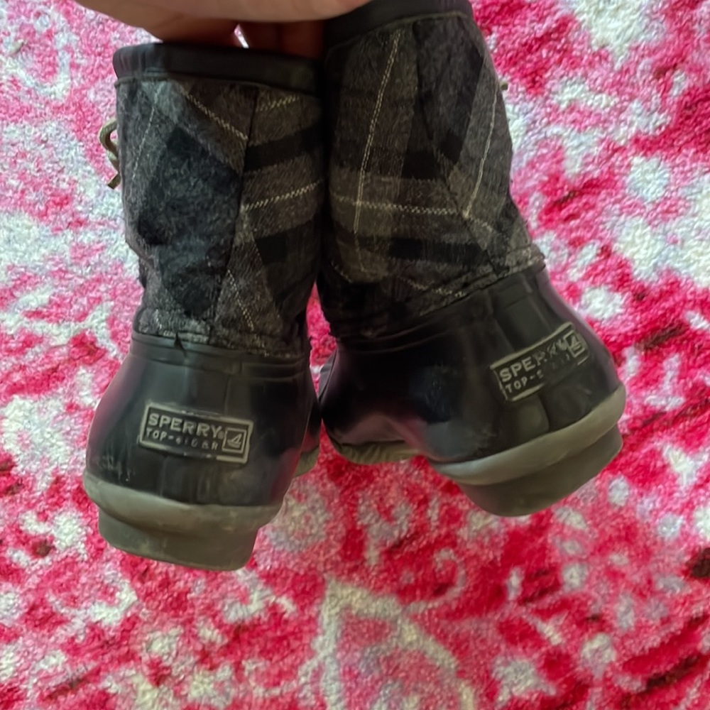 Sperry Top Sider Saltwater Plaid Wool Boot - Picture 6 of 7